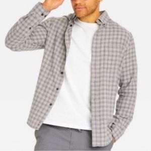 Goodfellow & Co Men's Lightweight Flannel Button-Down Shirt